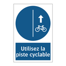 Utilisez la piste cyclable