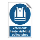 Vêtements haute visibilité obligatoires