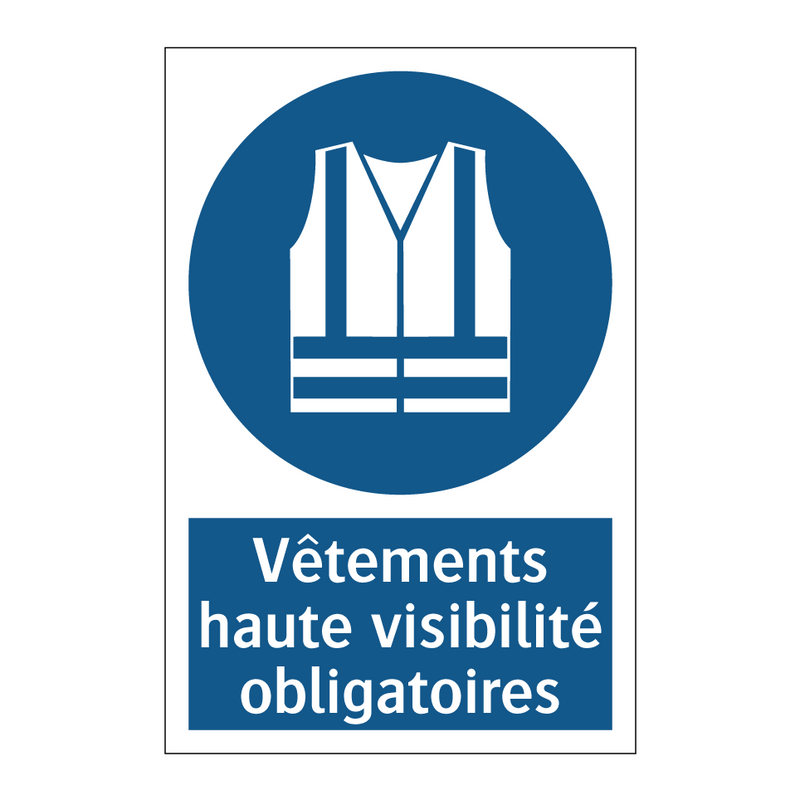 Vêtements haute visibilité obligatoires