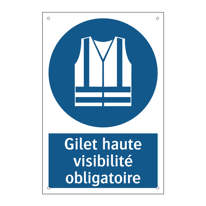 Gilet haute visibilité obligatoire