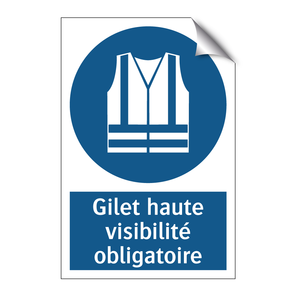 Gilet haute visibilité obligatoire