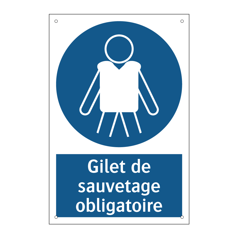 Gilet de sauvetage obligatoire