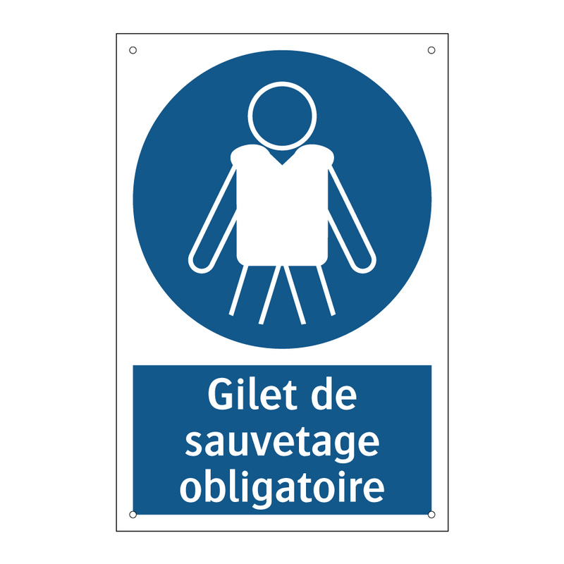 Gilet de sauvetage obligatoire