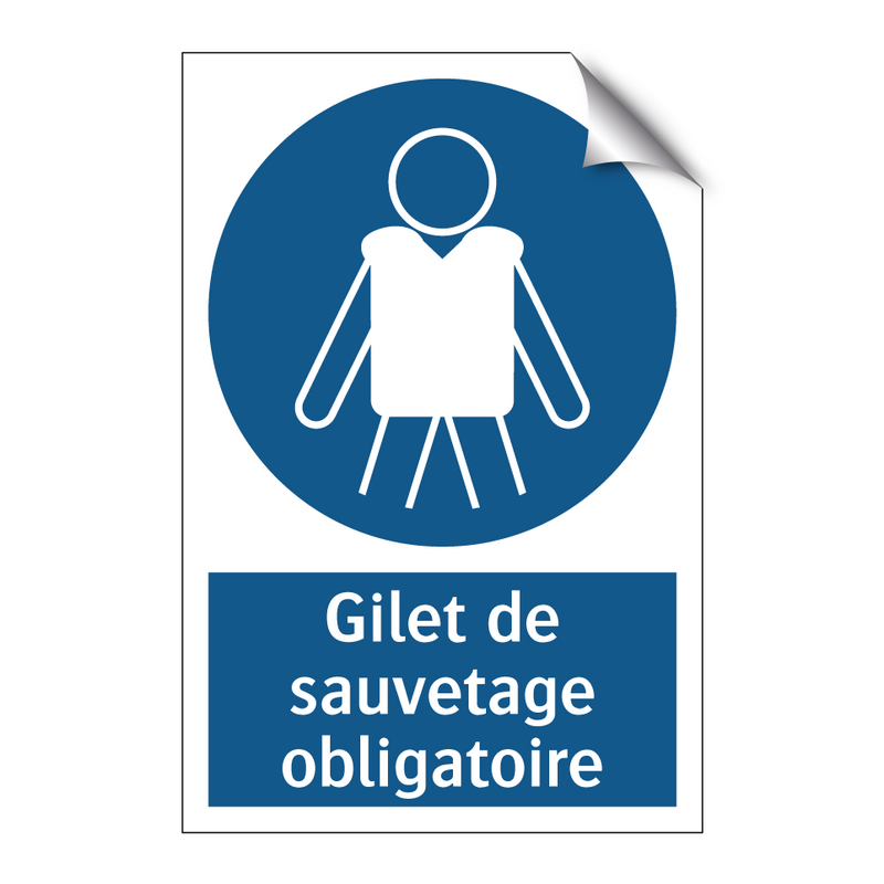 Gilet de sauvetage obligatoire