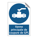 Vanne principale de coupure de GPL