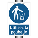 Utilisez la poubelle