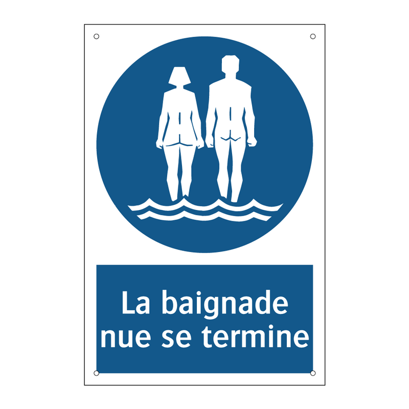 La baignade nue se termine