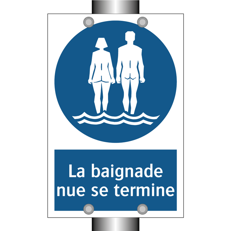 La baignade nue se termine