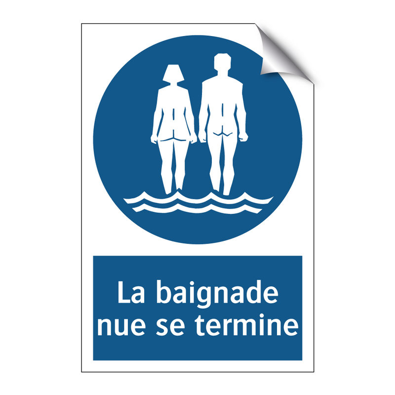 La baignade nue se termine
