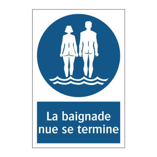 La baignade nue se termine