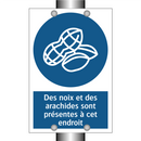 Des noix et des arachides sont présentes à cet endroit