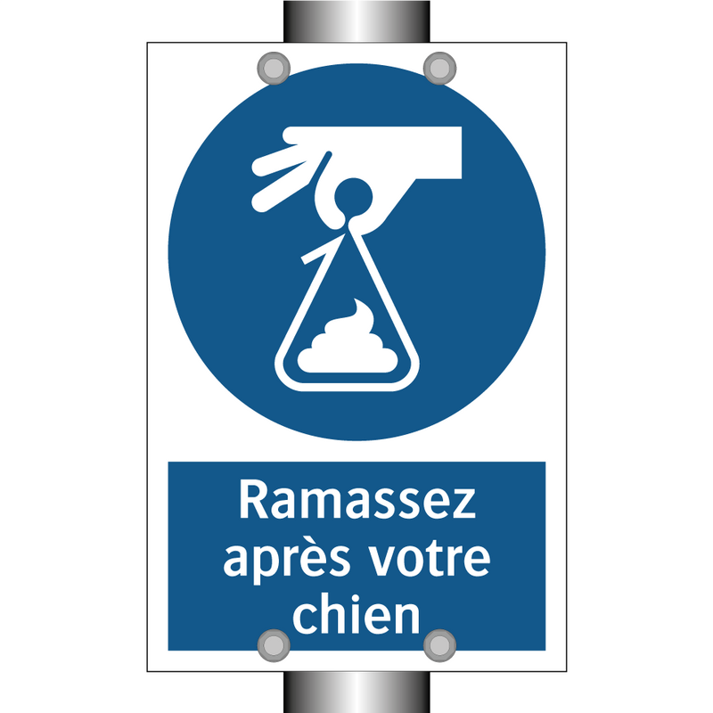 Ramassez après votre chien