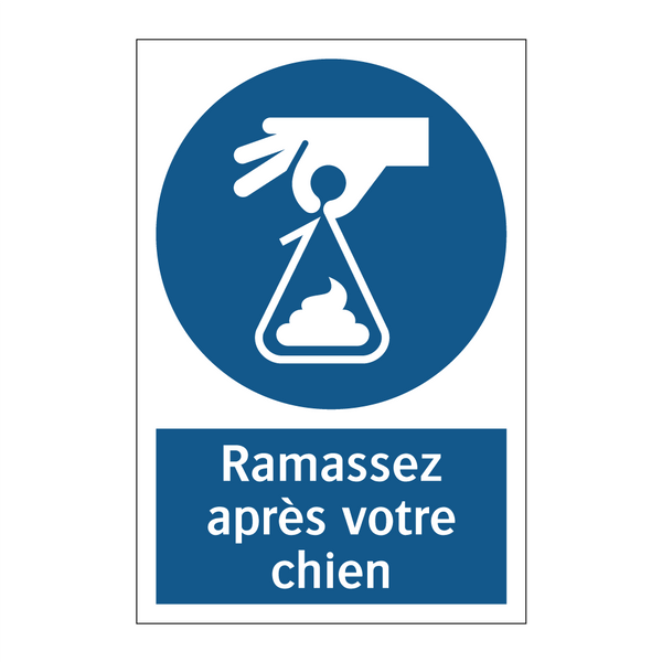 Ramassez après votre chien