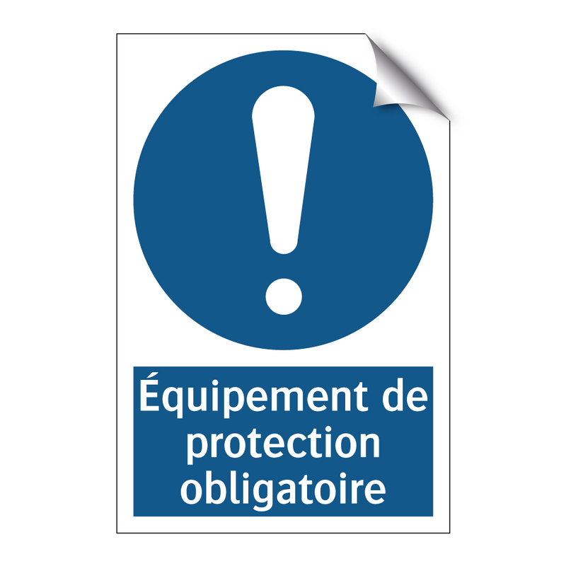 Équipement de protection obligatoire