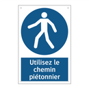 Utilisez le chemin piétonnier