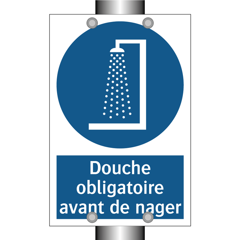Douche obligatoire avant de nager