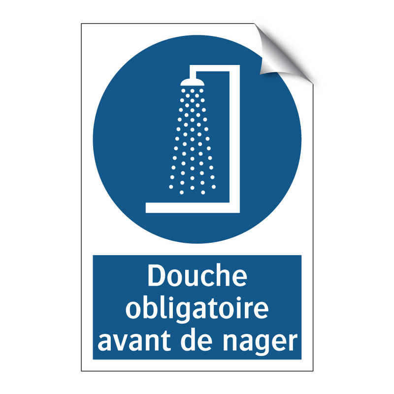 Douche obligatoire avant de nager