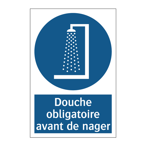 Douche obligatoire avant de nager