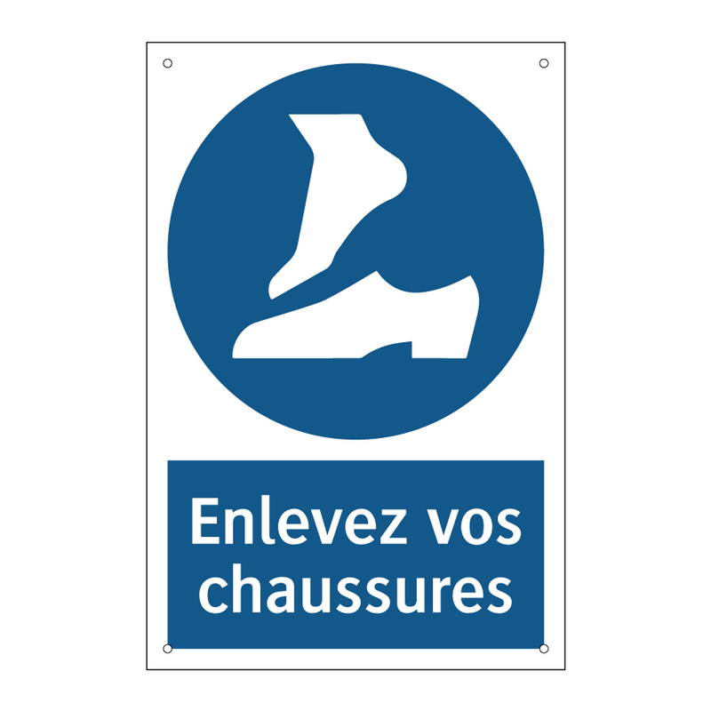 Enlevez vos chaussures