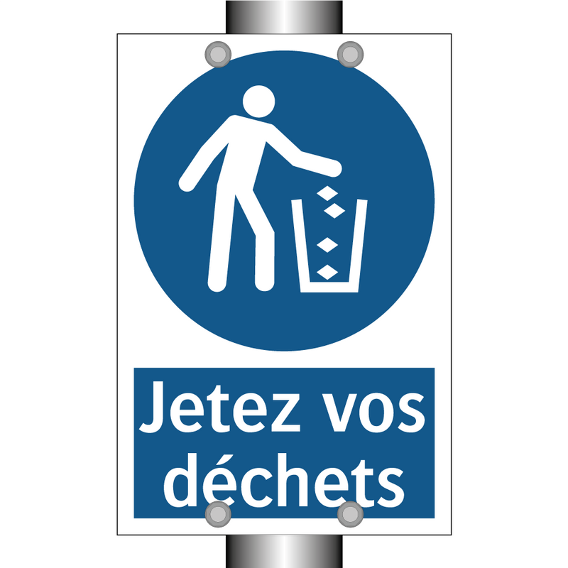Jetez vos déchets
