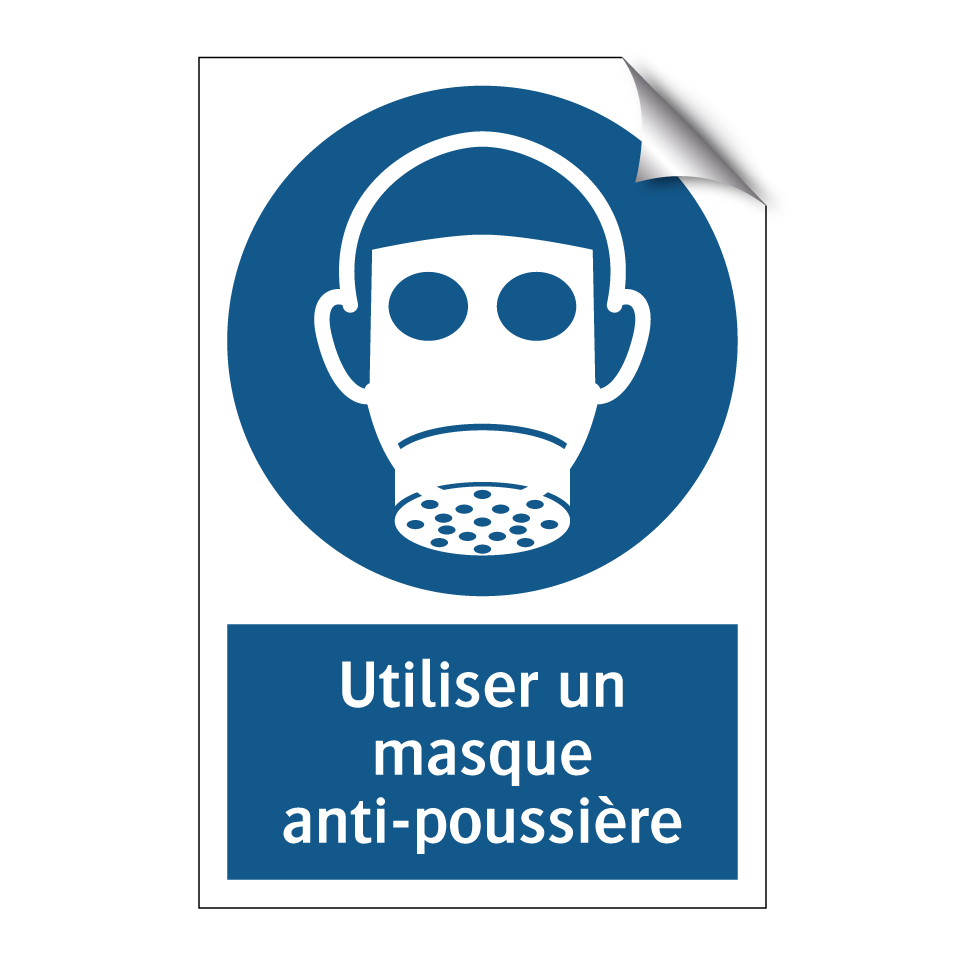 Utiliser un masque anti-poussière