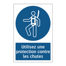 Utilisez une protection contre les chutes