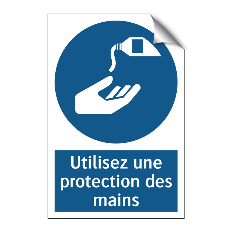 Utilisez une protection des mains