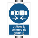 Utilisez la ceinture de sécurité