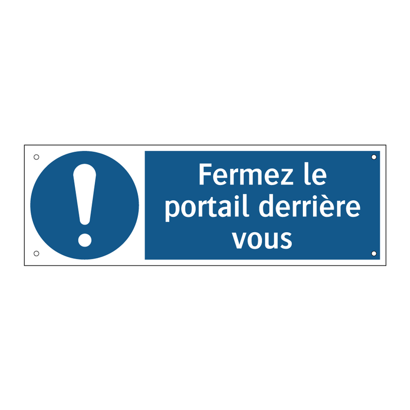 Fermez le portail derrière vous