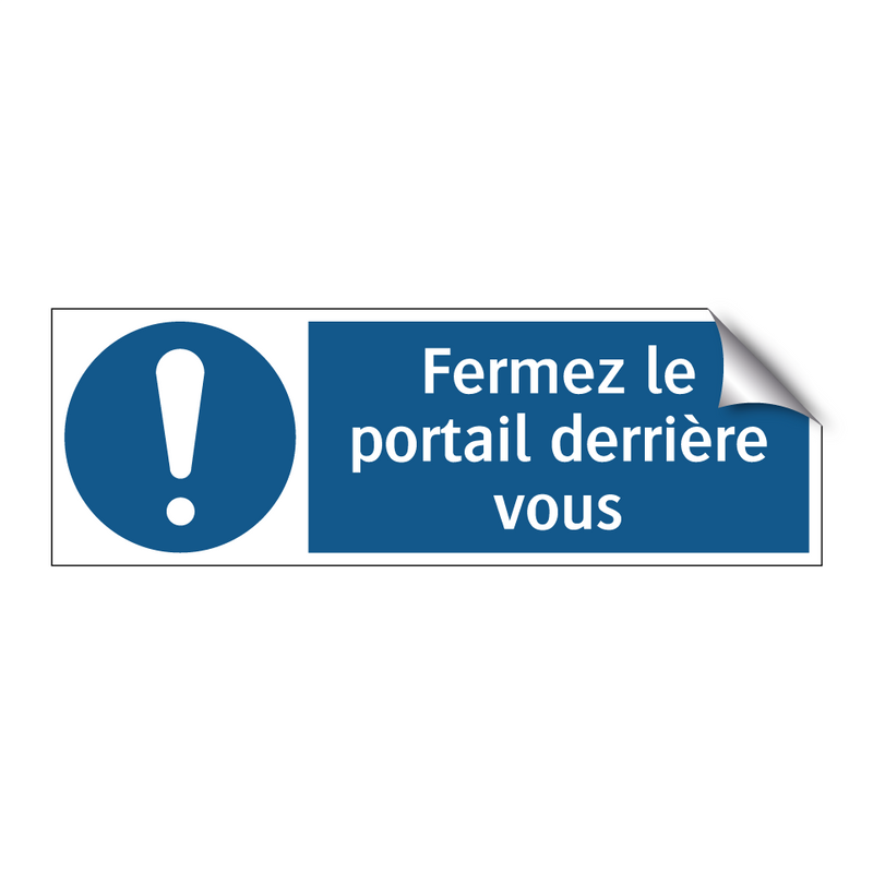 Fermez le portail derrière vous