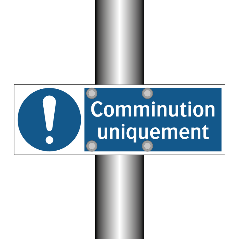 Comminution uniquement