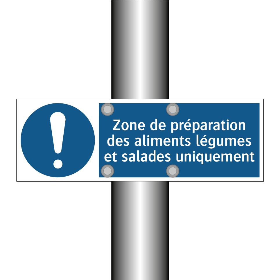 Zone de préparation des aliments légumes et salades uniquement