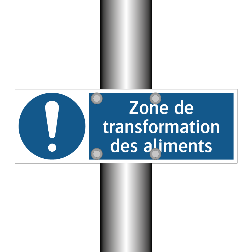 Zone de transformation des aliments