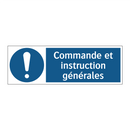 Commande et instruction générales