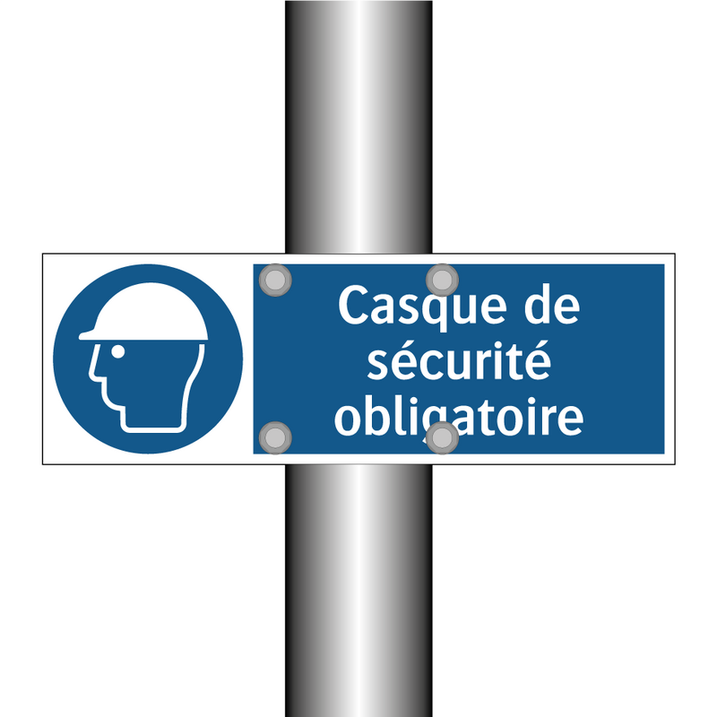 Casque de sécurité obligatoire