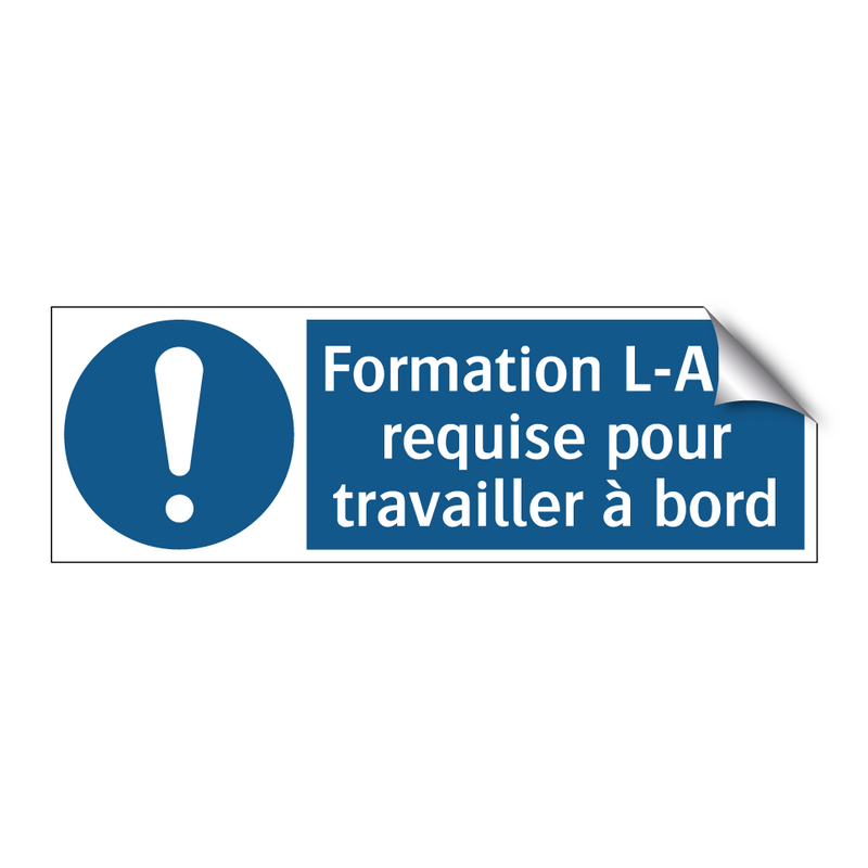 Formation L-AUS requise pour travailler à bord