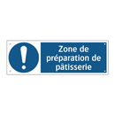 Zone de préparation de pâtisserie