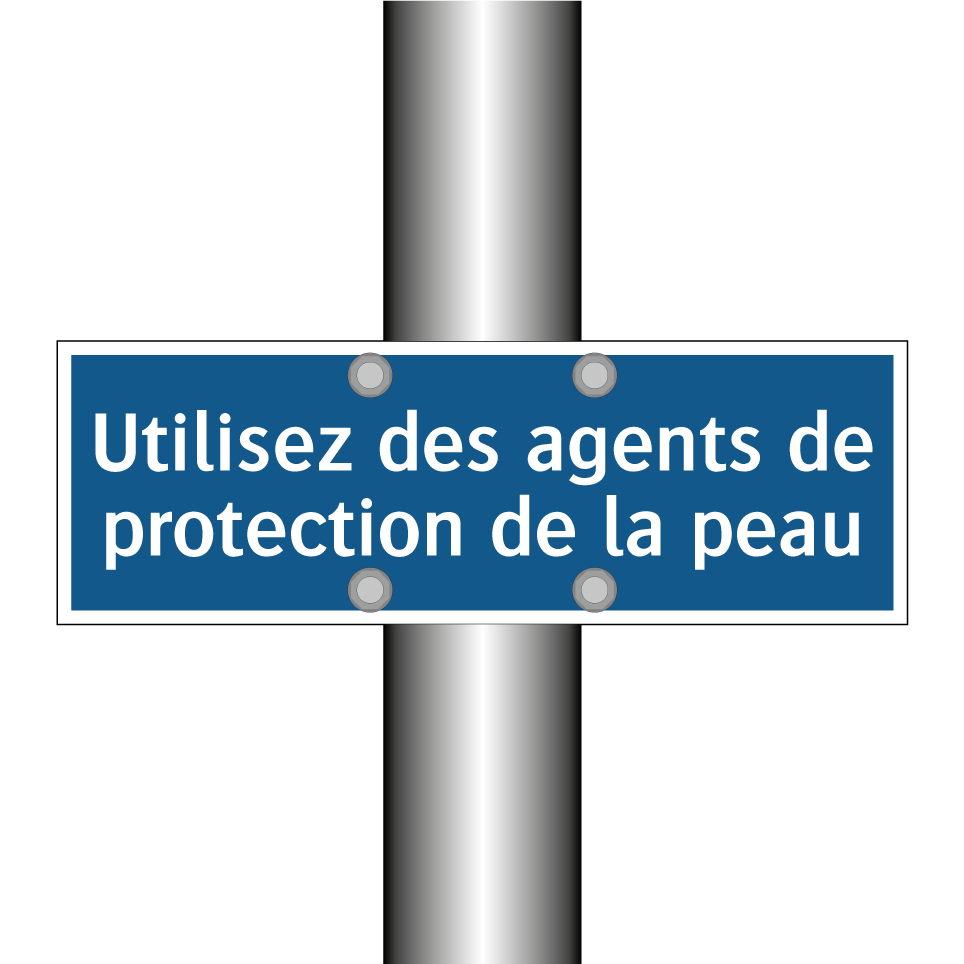 Utilisez des agents de protection de la peau