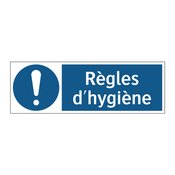 Règles d'hygiène