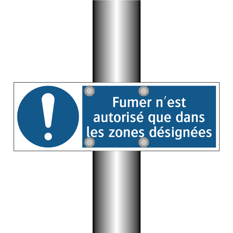 Fumer n'est autorisé que dans les zones désignées
