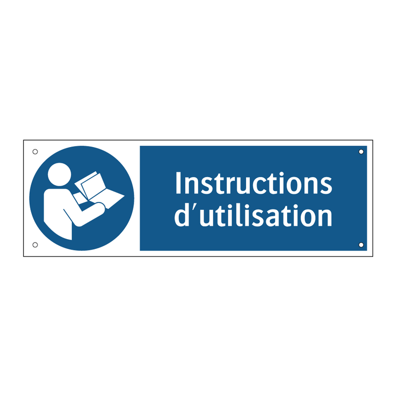 Instructions d'utilisation