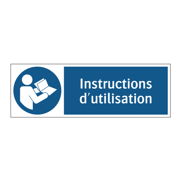 Instructions d'utilisation
