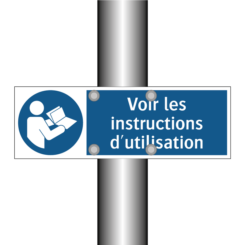 Voir les instructions d'utilisation