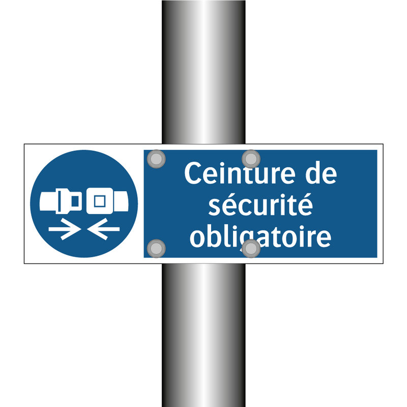 Ceinture de sécurité obligatoire