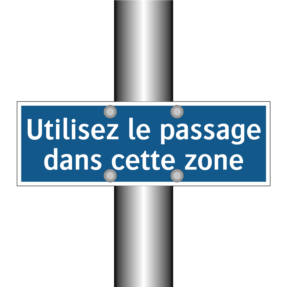 Utilisez le passage dans cette zone