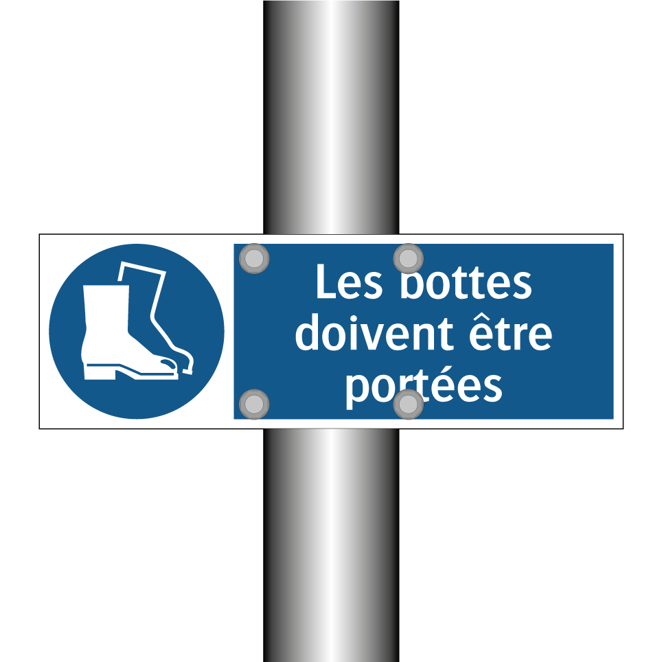 Les bottes doivent être portées