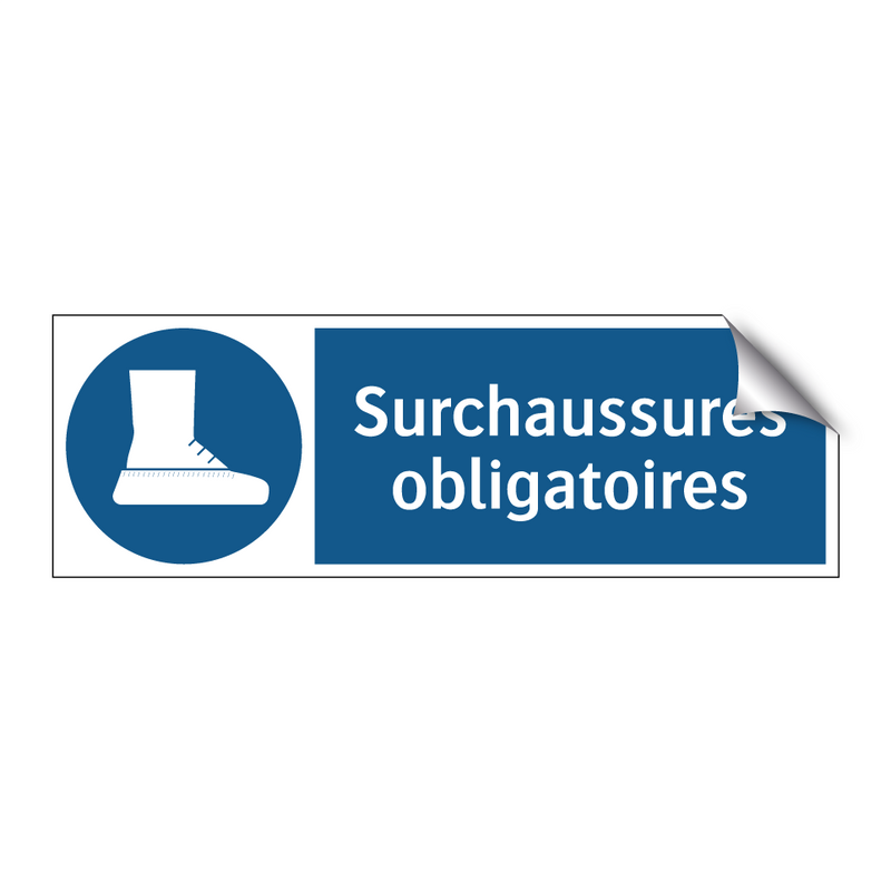 Surchaussures obligatoires