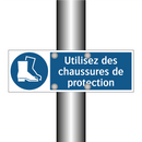 Utilisez des chaussures de protection