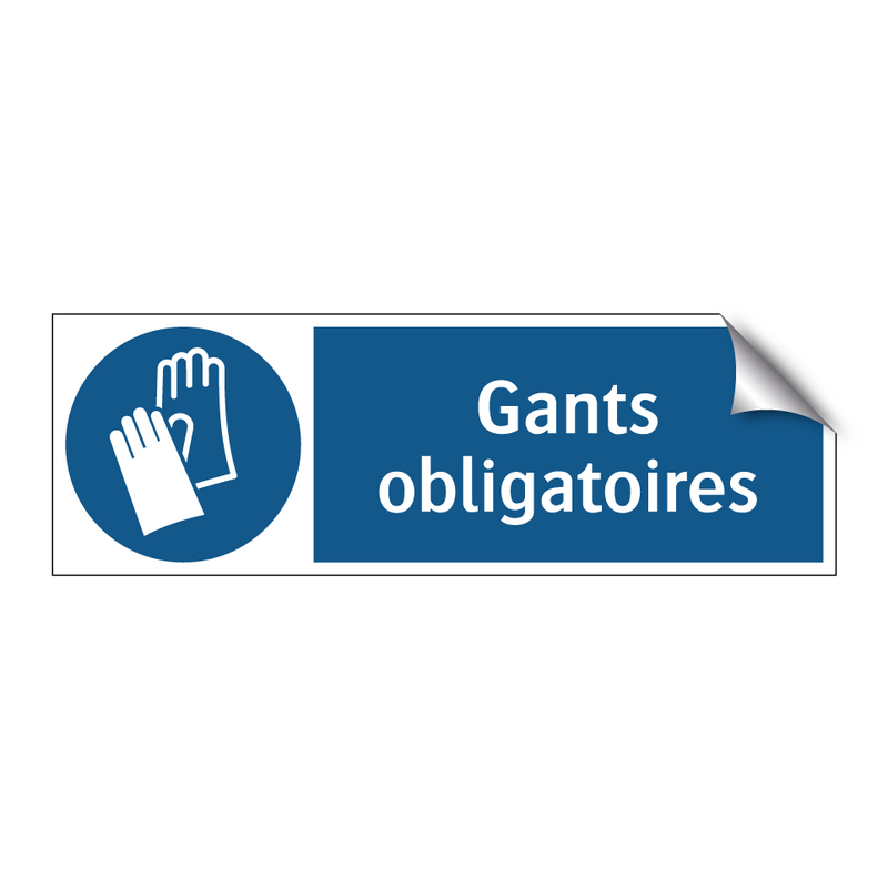 Gants obligatoires