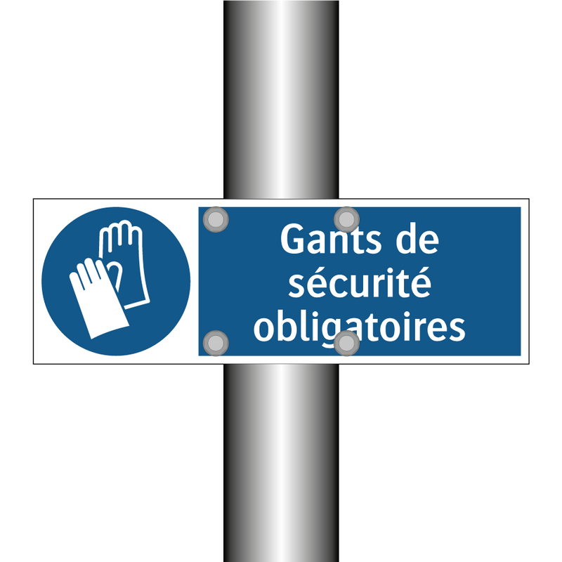 Gants de sécurité obligatoires